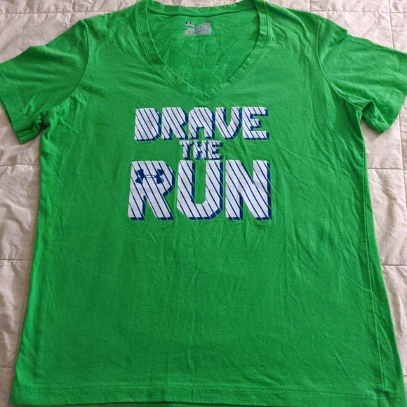 COPY - Under Armour Women's V-neck Tee - Picture 2 of 4